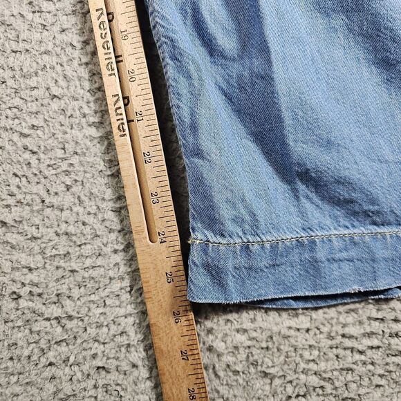 Pilcro Anthropologie Cottage Jeans Size 31 Drawstring Waist Cargo Y2K - Picture 8 of 13